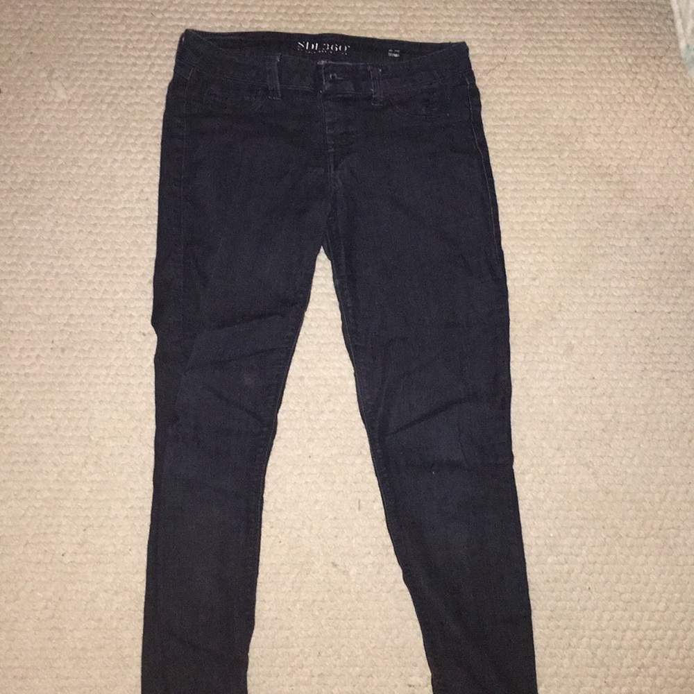 design lab no-zip skinny jeans